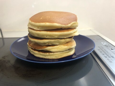 ふんわりお店屋さんみたいなホットケーキ